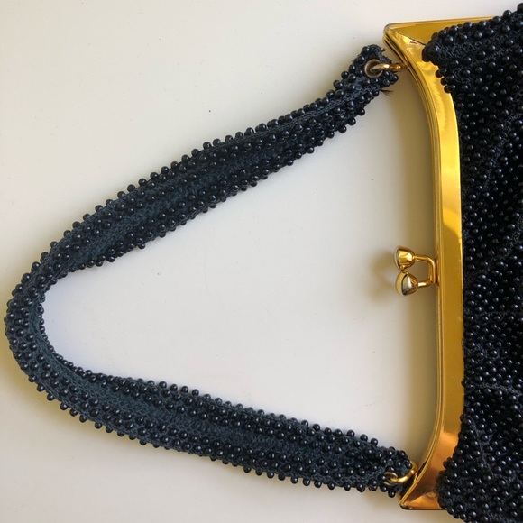 Vintage 50s Corde Bead Purse - Picture 7 of 9